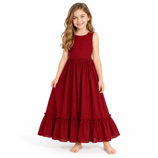 vestido-infantil-lorena-vermelho-frente-crianca-sorrindo