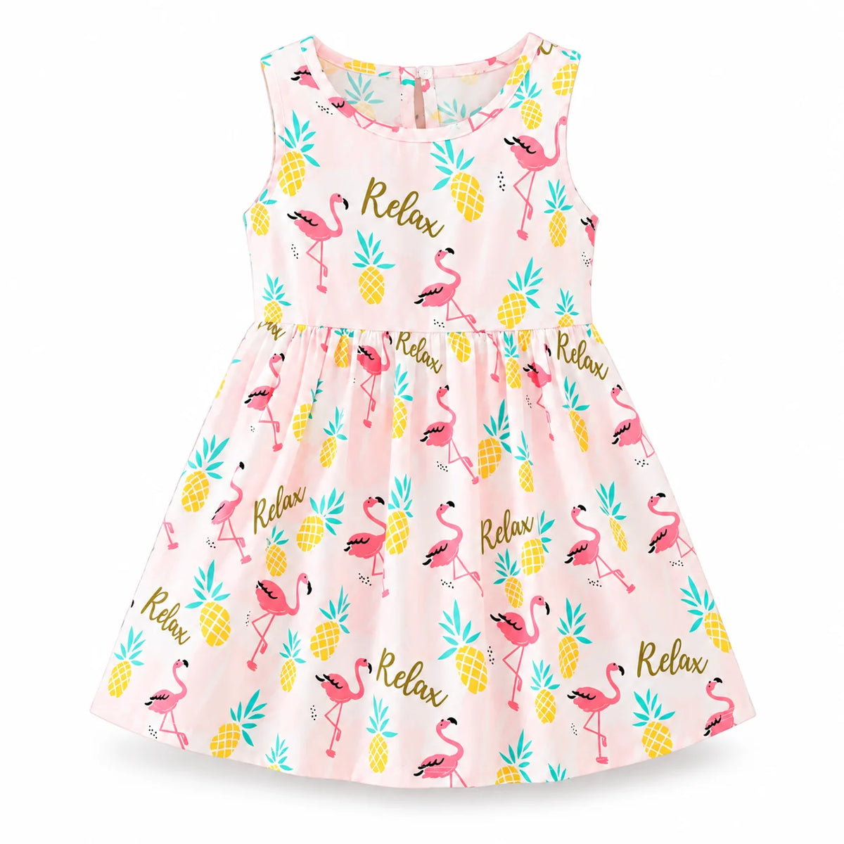 vestido-infantil-isis-pantera-cor-de-rosa-estampa-frente