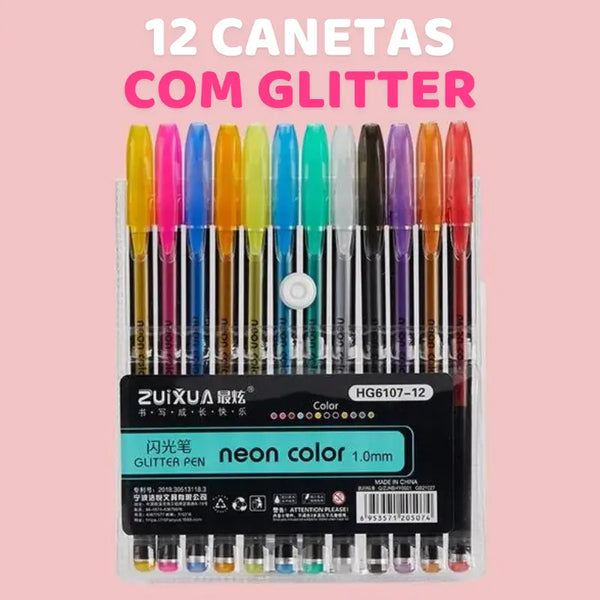 Kit-com-12-canetas-coloridas-com-glitter-vitrine-plaza