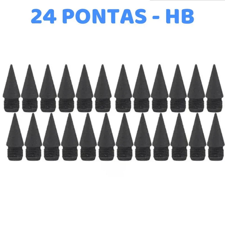 24 Pontas HB para Lapis infinito 