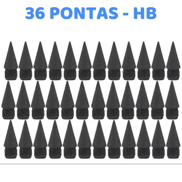 36 Pontas HB para Lapis infinito 