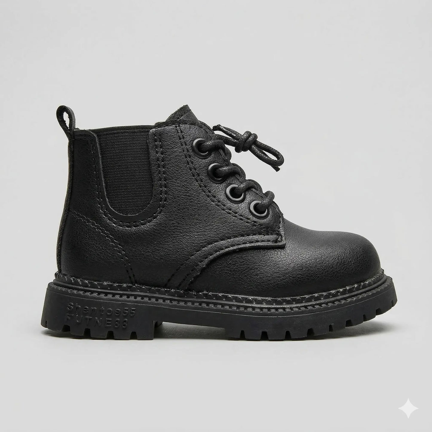 Bota-coturno-infantil-masculina-preta-juni-Vitrine-Plaza