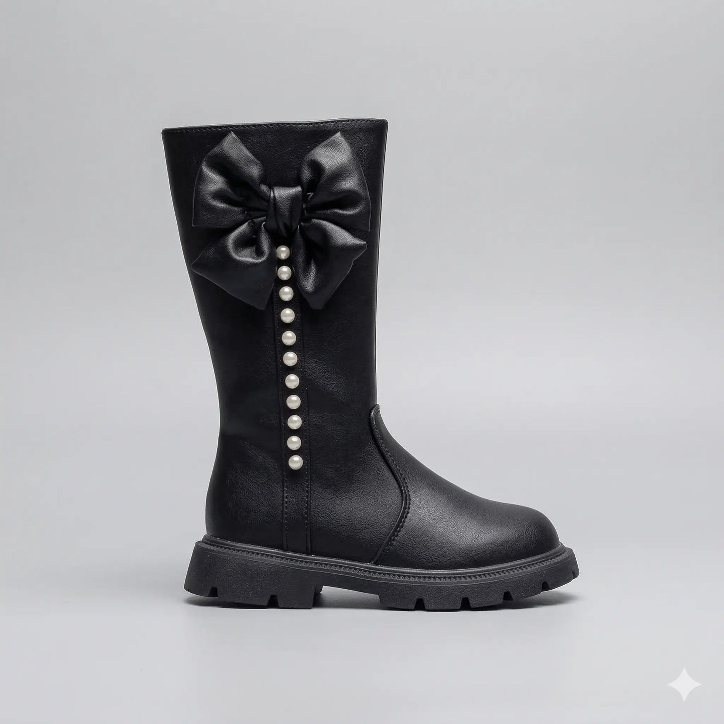 Bota-infantil-passarea-cor-preta-de-cano-alto-´para-meninas-Vitrine-Plaza