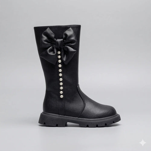 Bota-infantil-passarea-cor-preta-de-cano-alto-´para-meninas-Vitrine-Plaza