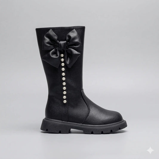 Bota-infantil-passarea-cor-preta-de-cano-alto-´para-meninas-Vitrine-Plaza
