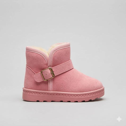 Bota-infantil-feminina-meninas-Rosa-Carter-de-couro-com-cano-baixo-Vitrine-Plaza