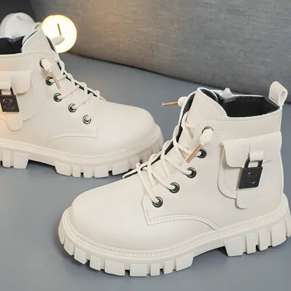 Bota-coturno-infantil-feminina-branca-de-couro-vintage-de-inverno-Vitrine-Plaza
