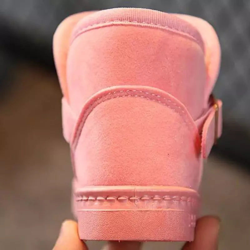 Bota-infantil-feminina-rosa-carter-aveludada-de-inverno-de-couro-Vitrine-Plaza