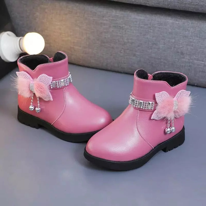 Bota-Infantil-Feminina-de-couro-rosa-Katy-cano-alto-Vitrine-Plaza