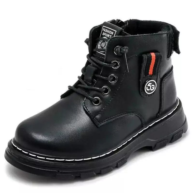 Bota-infantil-masculina-preta-de-couro-thomas-para-o-frio-do-inverno-Vitrine-Plaza