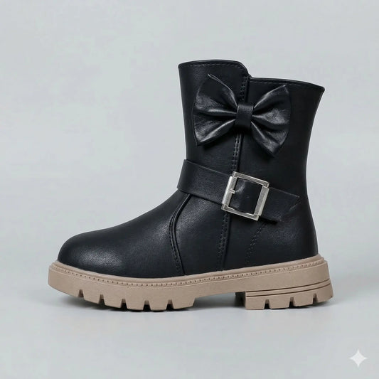 Bota-infantil-feminina-preta-cano-alto-de-couro-primavera-de-inverno-vitrine-plaza