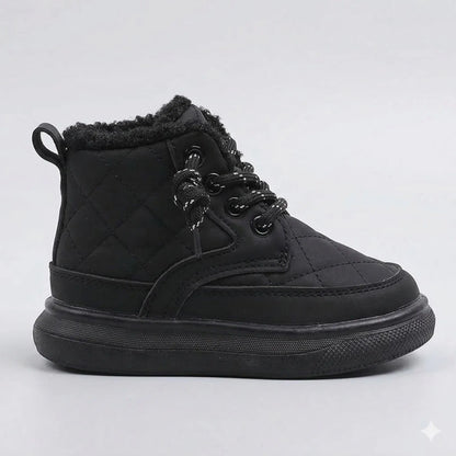 Bota-infantil-feminina-preta-warm-de-couro-para-o-inverno-das-meninas-com-cano-alto-Vitrine-Plaza