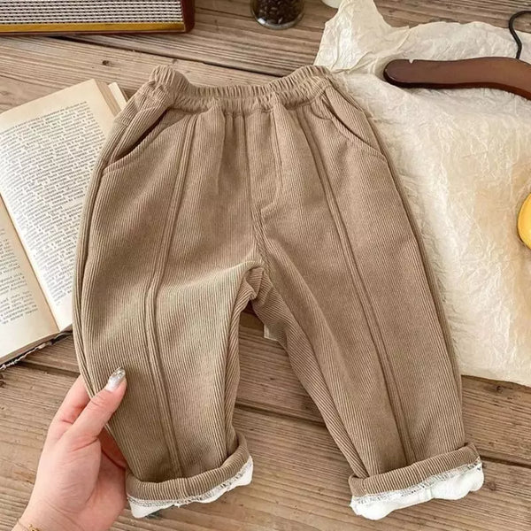 Calça-moletom-infantil-masculino-de-inverno-marrom-yumi-Vitrine-Plaza