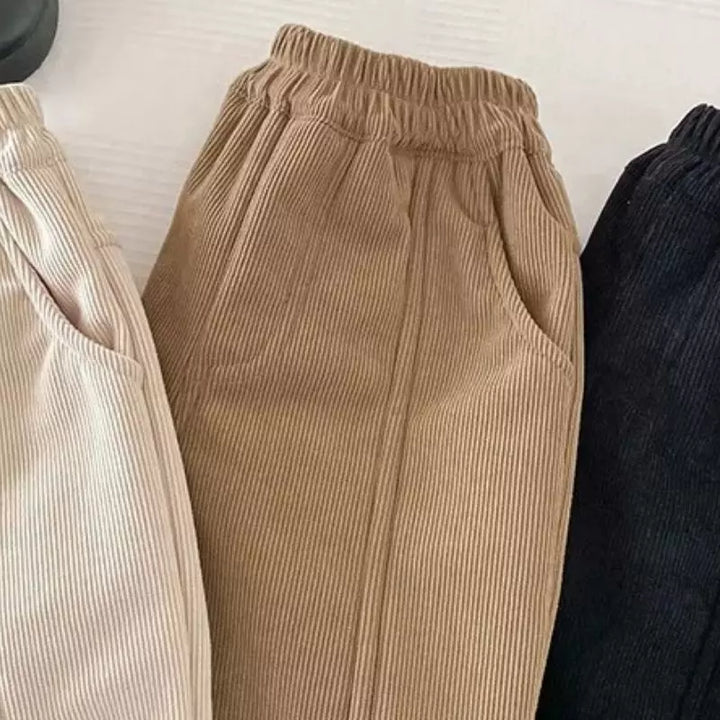 Calça-moletom-infantil-estilosa-masculino-de-inverno-marrom-yumi-Vitrine-Plaza