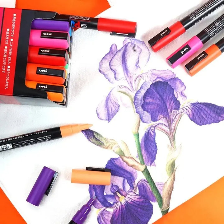 kit caneta posca ideal para desenhos e pinturas profissionais 