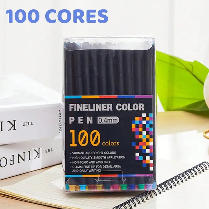 Canetas-coloridas-ponta-fina-100-cores
