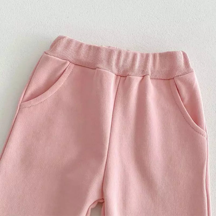 Calça-do-Conjunto-Moletom-Infantil-Feminino-de-inverno-littlecot-rosa-Vitrine-Plaza