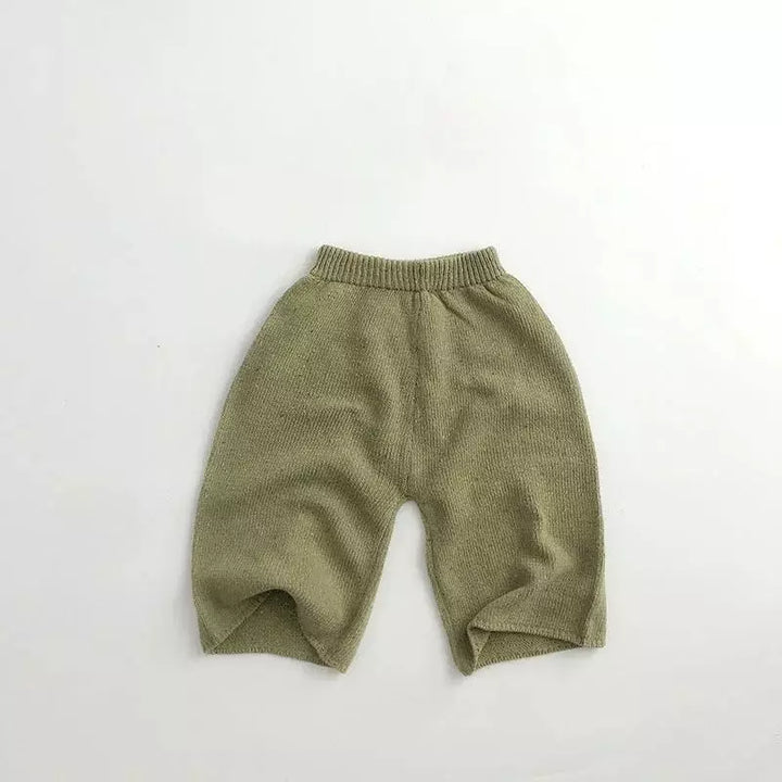 Calça-do-Conjunto-de-Crochê-Infantil-de-inverno-Outer-verde-Vitrine-Plaza