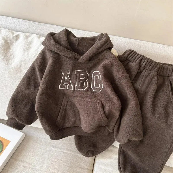 Conjunto-Moletom-infantil-marrom-de-inverno-ABC-Vitrine-Plaza