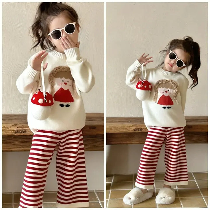 Conjunto-Infantil-Feminino-de-Inverno-feito-suéter-e-calça-de-algodão-Mile-Vitrine-Plaza