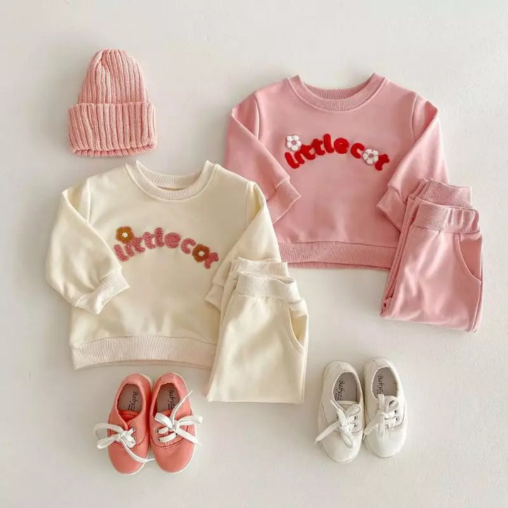Conjunto-Moletom-Infantil-Feminino-de-Inverno-para-o-frio-Littlecot-Branco-Vitrine-Plaza