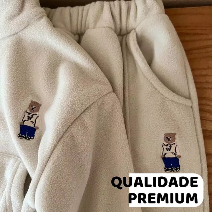 Qualidade-premium-do-Conjunto-moletom-infantil-Feminino-PolarKid-para-temporada-de-inverno-Vitrine-Plaza