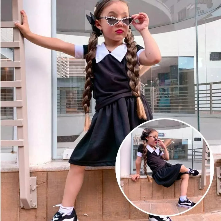 Fantasia Infantil Wandinha addams