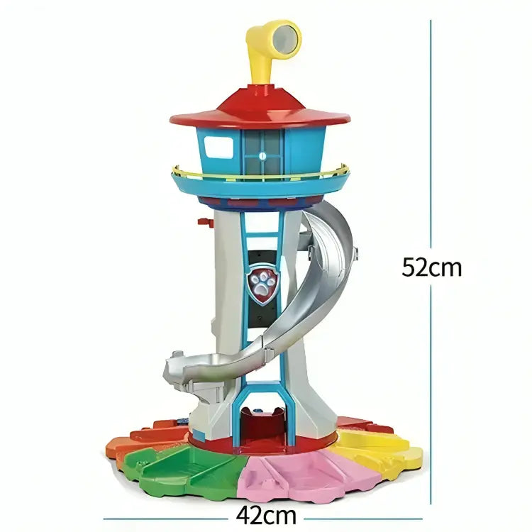 Farol-da-Patrulha-Canina-com-9-Carrinhos-tamanho-Vitrine-Plaza