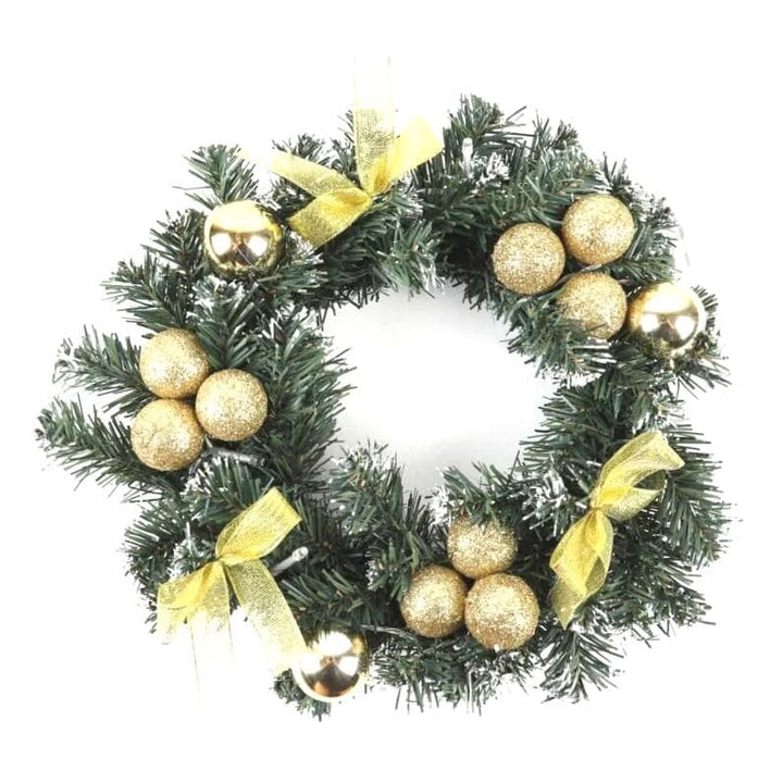 Guirlanda de Natal Dourada com Led - 30cm