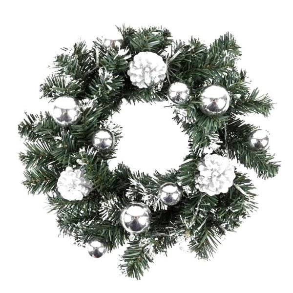 Guirlanda de Natal Branca com Led - 30cm