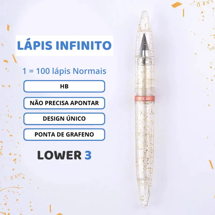 Lápis infinito modelo lower 3 - vitrine plaza