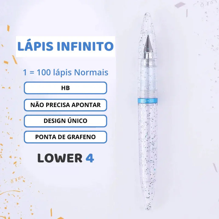 Lápis infinito modelo lower 4 - vitrine plaza