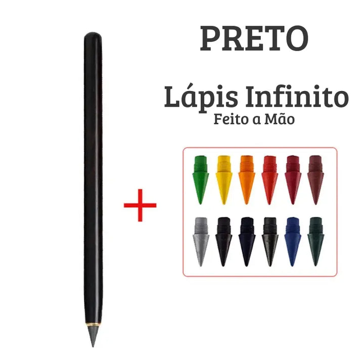 Lápis-infinito-modelo-vintage-preto