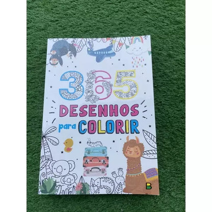 Livro com 365 Desenhos Para Colorir Infantil