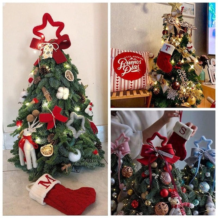 Meia de decoração de arvore de natal 