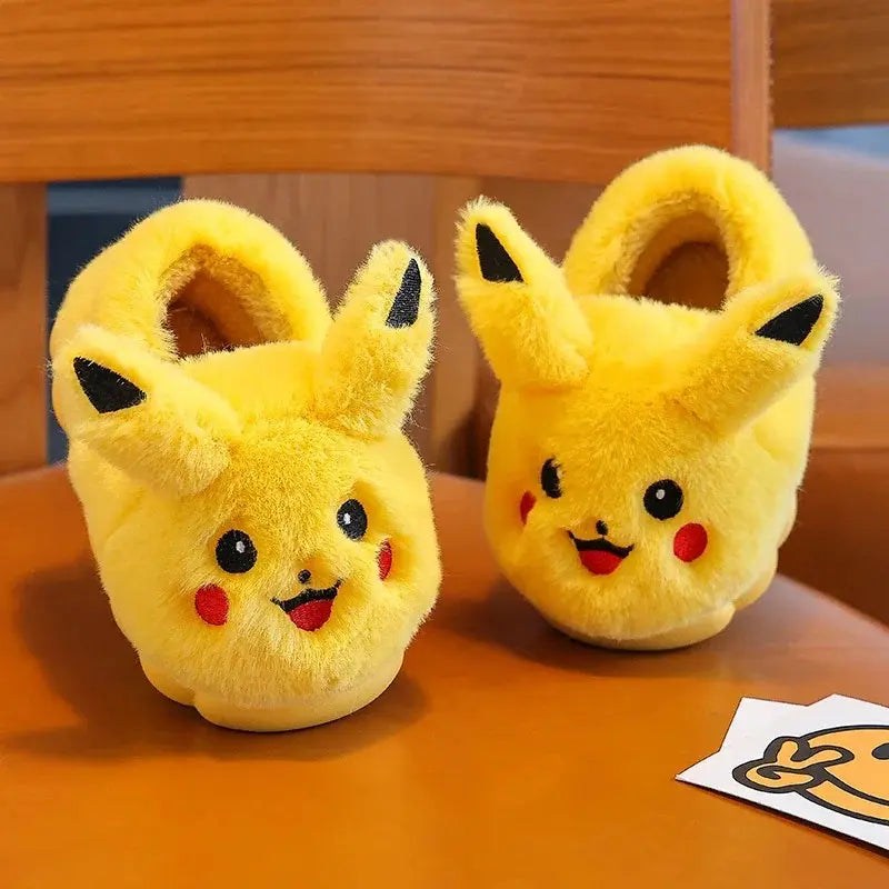 Pantufa-Infantil-Pikachu-Amarelo-de-algodão-Vitrine-Plaza