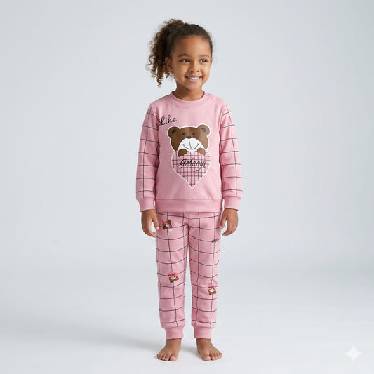 Pijama-infantil-feminino-rosa-de-inverno-pink-boo-Vitrine-Plaza