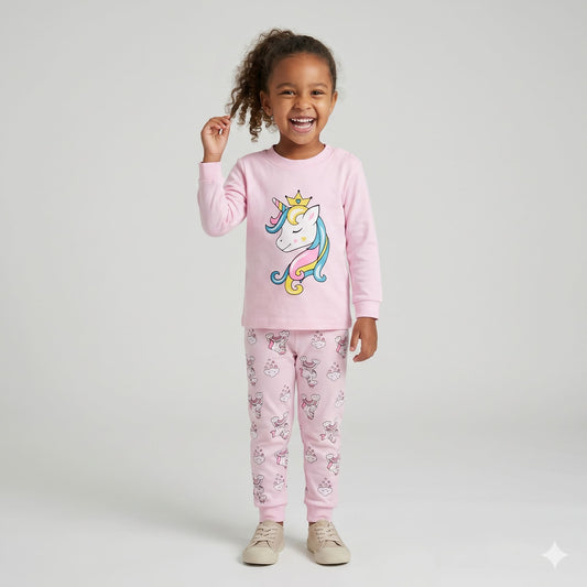 Pijama-infantil-feminino-rosa-de-inverno-unicornio-la-Vitrine-Plazay