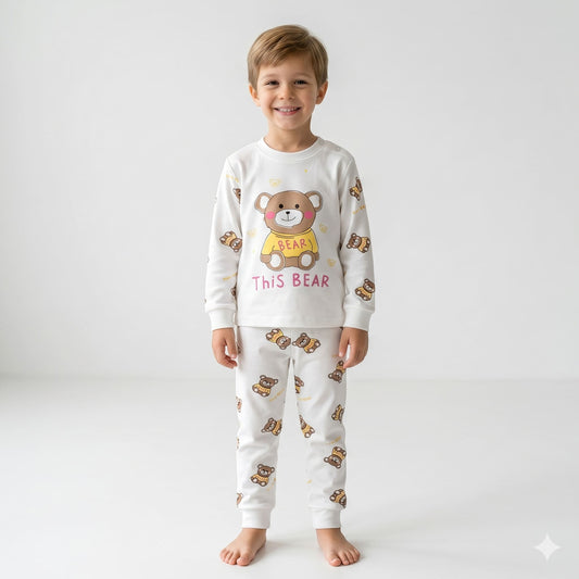 Pijama-infantil-masculino-branco-de-inverno-bear-land-Vitrine-Plaza