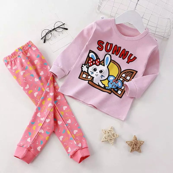 Pijama-Infantil-Feminino-de-algodão-coelhinho-sunny-Vitrine-Plaza