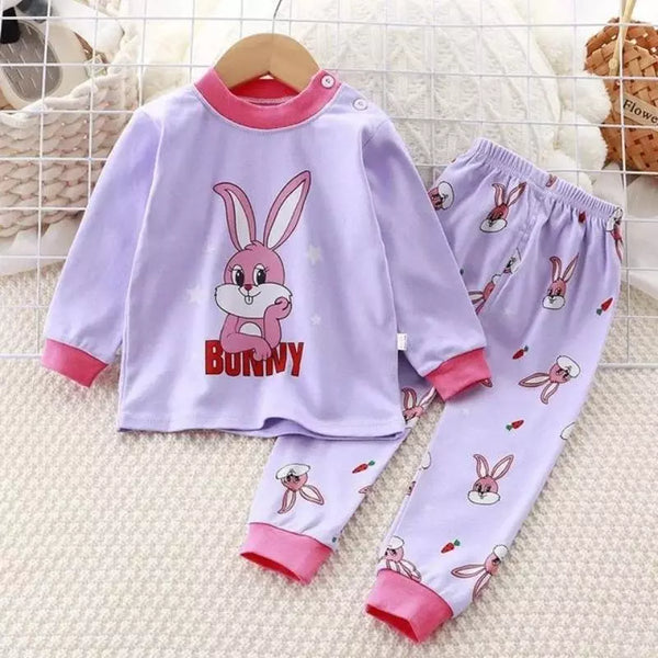 Pijama-Infantil-Feminino-de-Algodão-estampado-de-inverno-Bunny-vitrine-plaza