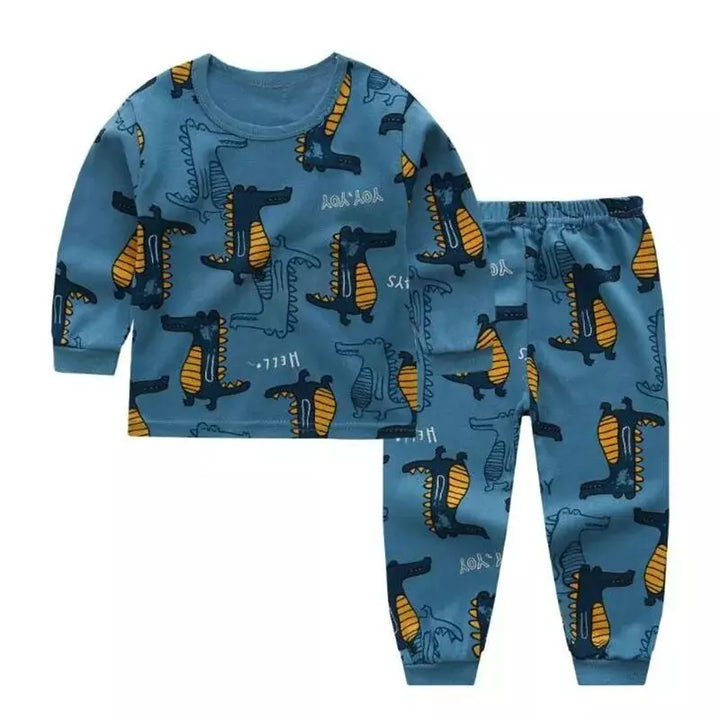 Pijama-Infantil-Masculino-de-Inverno-confeccionado-em-algodão-Croco-blue-Vitrine-Plaza
