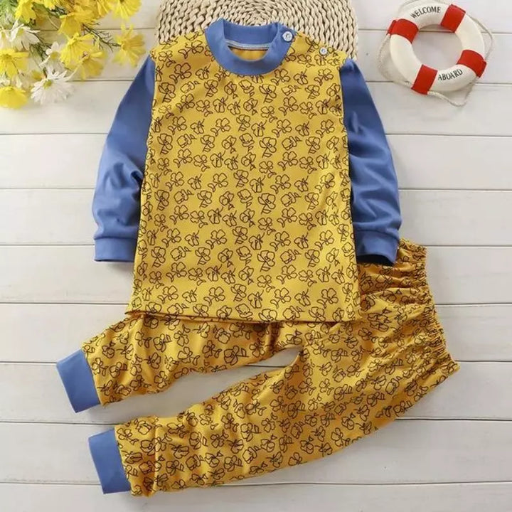 Pijama-Infantil-de-Inverno-Maugh-com-manga-longa-de-algodão-Vitrine-Plaza