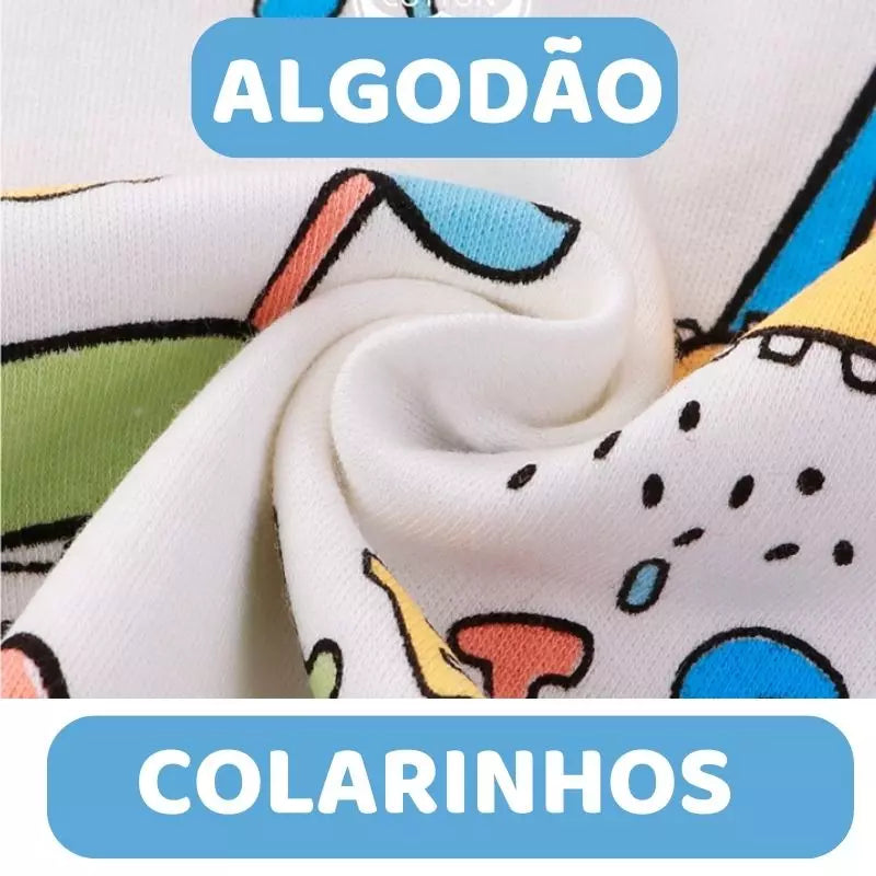 Pijama-Infantil-Masculino-com-colarinho-e-tecido-de-Algodão-Peças-Peças-Cool-Vitrine-plaza