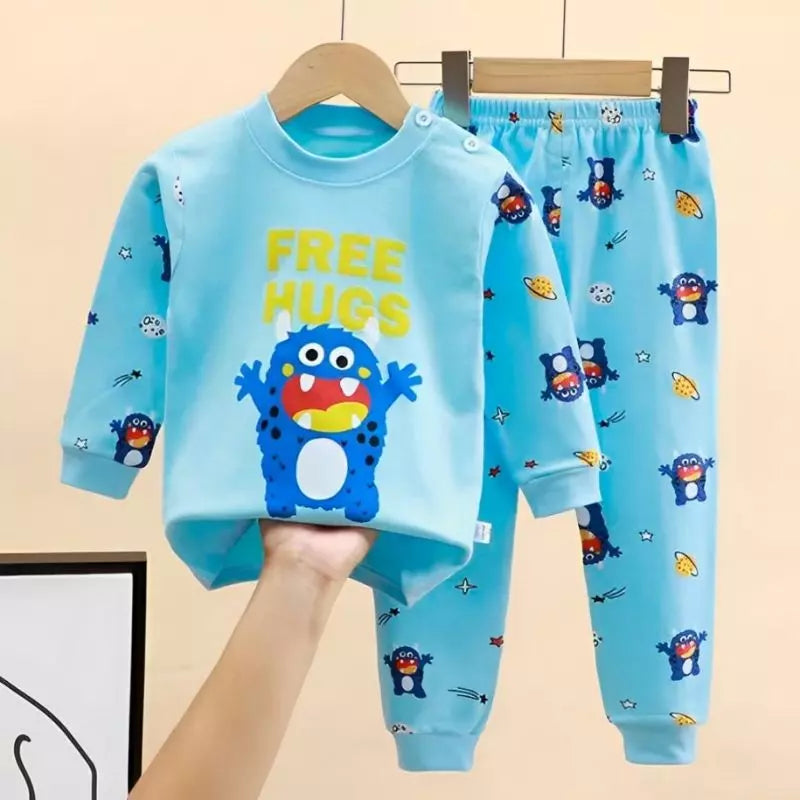 Pijama-Infantil-Menino-de-Inverno-feito-de-algodão-Hugs-Vitrine-Plaza