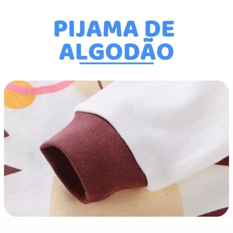 Pijama-infantil-unisex-de-algodão-gato-hype-vitrine-plaza