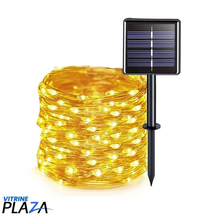 Pisca Pisca Solar Cor Amarela