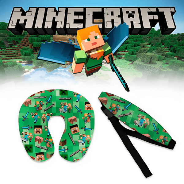 kit de proteção de cabeça e pescoço na cadeirinha de bebe do minecraft