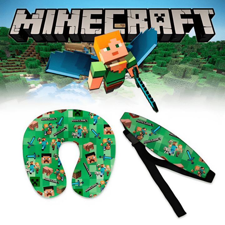 kit de proteção de cabeça e pescoço na cadeirinha de bebe do minecraft