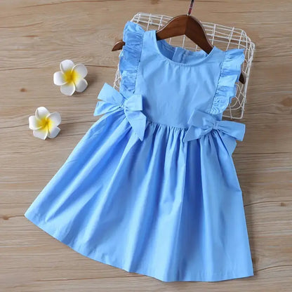 Vestido-Infantil-Azul-de-Verão-de-Regatinha-Bordada-Esther-Vitrine-Plaza